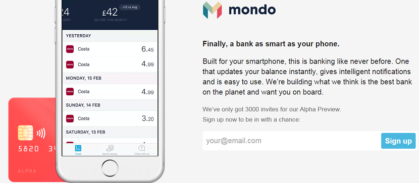 image mondo banque sur iphone