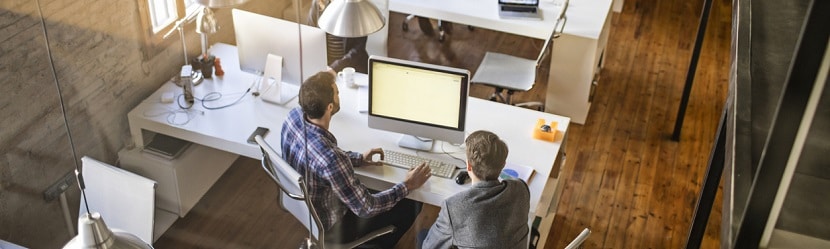 Open space en entreprise