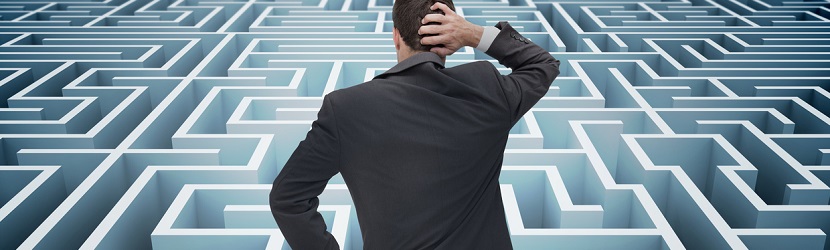  Un homme dans un labyrinthe