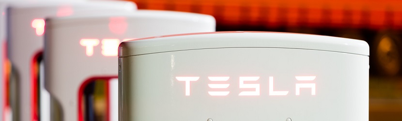 Bornes de rechargement Tesla 