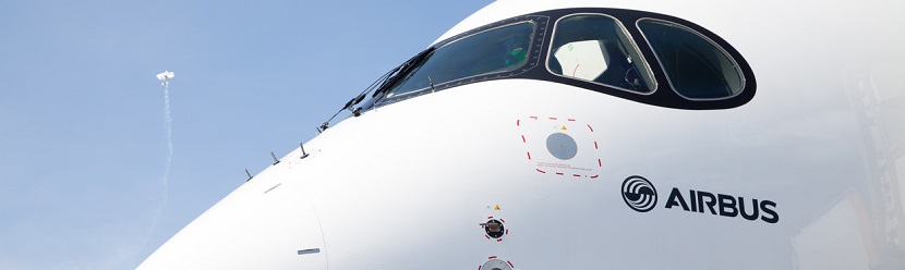 Tête d'avion airbus 