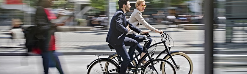 salariés en vélos 