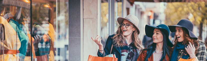 Clientes shopping 