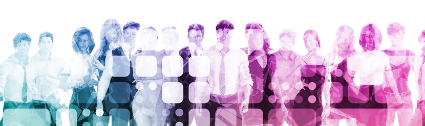 ensemble de personnes pour un don financier 