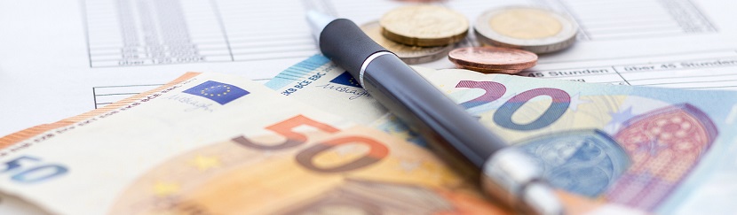 monnaie euro et documents