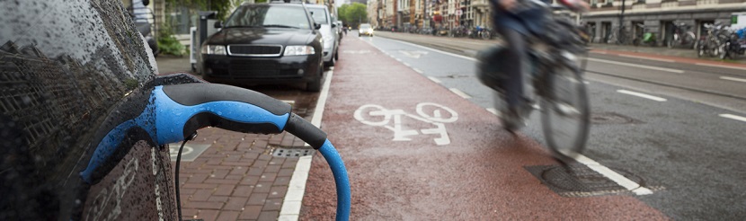  rechargement d'une voiture à Amsterdam