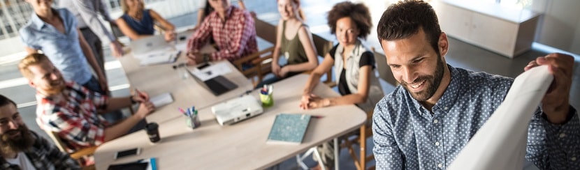 une entreprise en activité