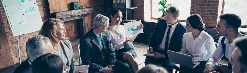 réunion d'investisseurs