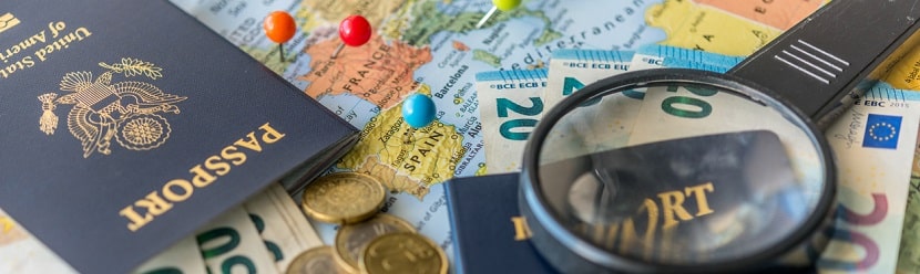 passeport et finances pour voyager