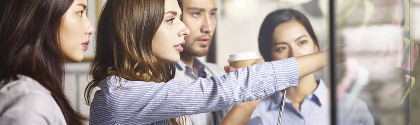 une équipe en travail