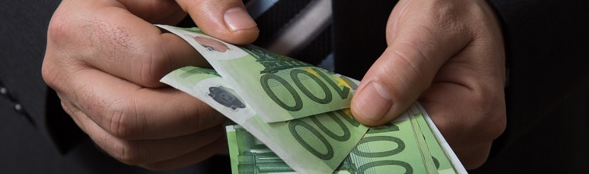 Lot de billets euros