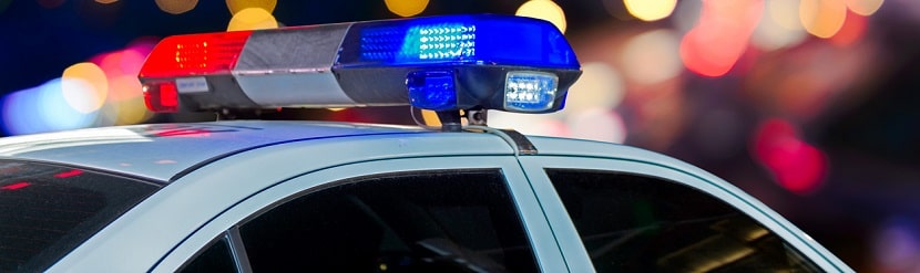 girophare de voiture de police