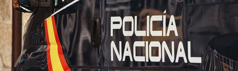 camion de police nationale espagnole 