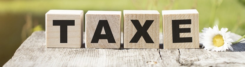 mention taxe en cube