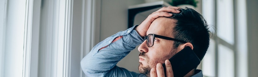 UN Homme d'affaires dépassé