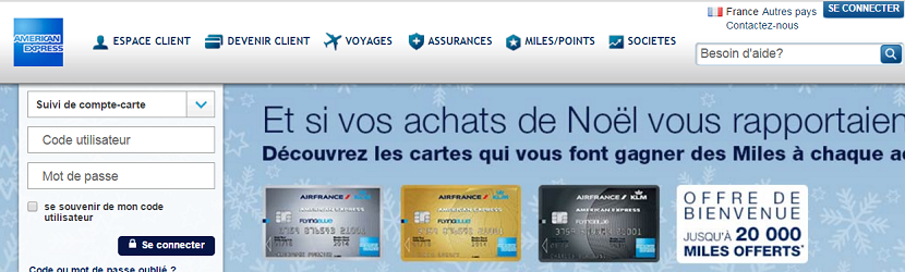 site American express 