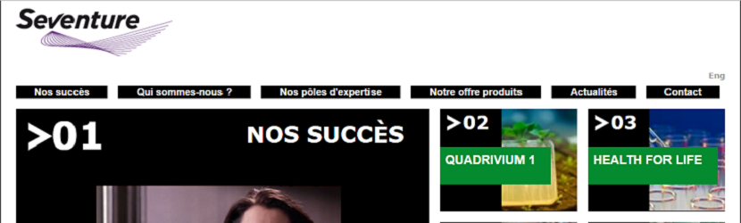  site web de Seventure Partners