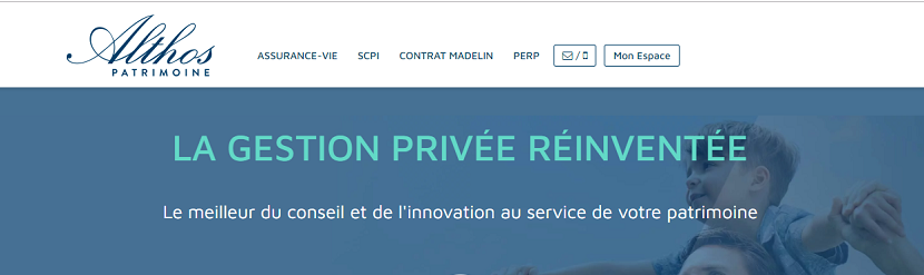 capture ecran site Althos Patrimoine