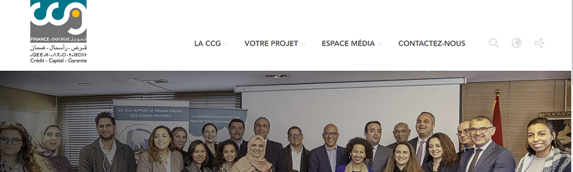  capture ecran du site CCG