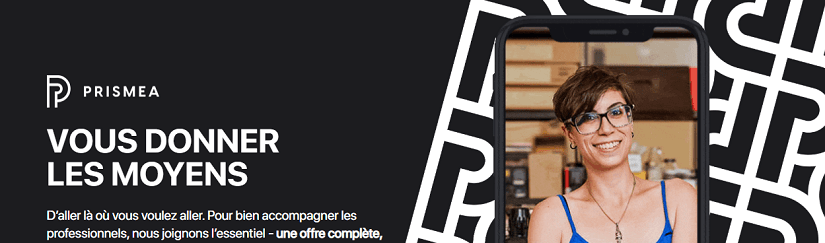 capture ecran du site Prismea