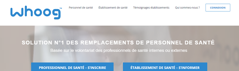 capture ecran du site Whoog 