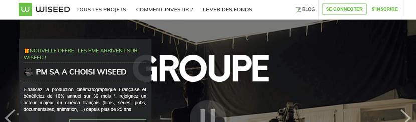 capture ecran site Wiseed