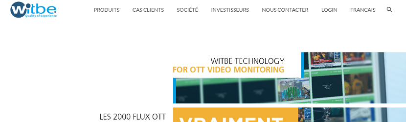 capture ecran du site Witbe